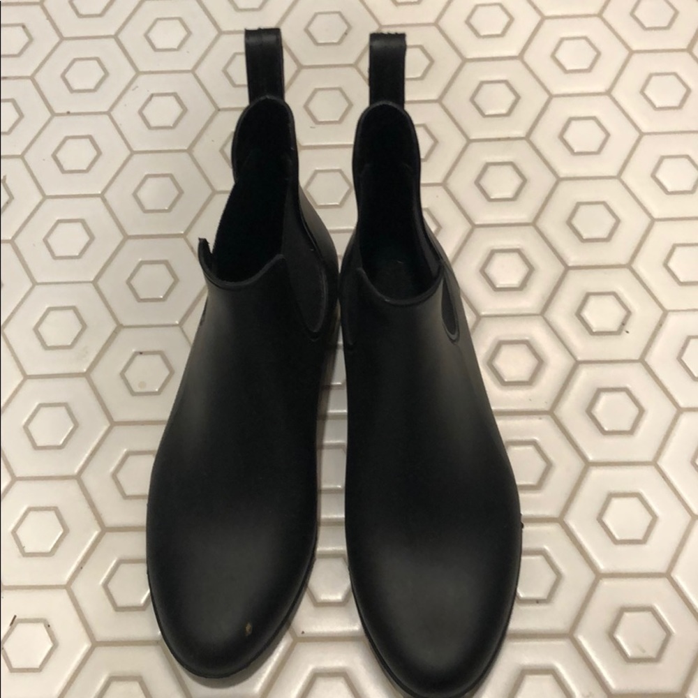 Jcrew rain booties never worn